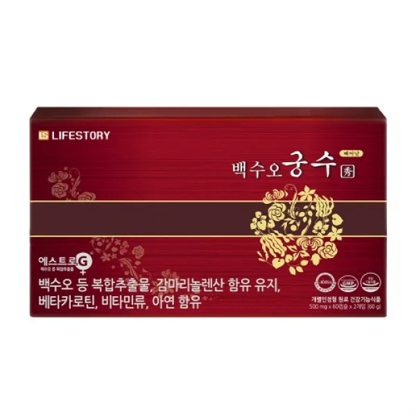 백수오궁 갱년기영양제, 120정, 1박스