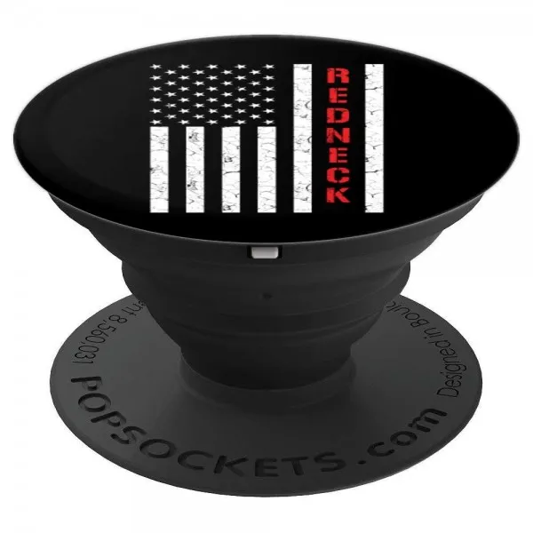 Redneck 미국 국기 디자인 애국적인 미국 국기 선물 PopSockets 그립 및 전화 및 태블릿 스탠드 Redneck US Flag 4th, 단일상품, 단일상품