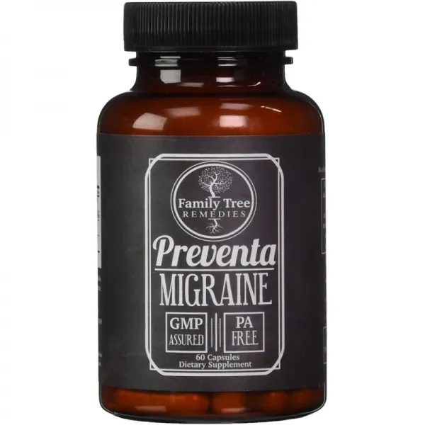 편두통 예방 Pa가없는 버터 버 뿌리 마그네슘 리보플라빈 및 피버 퓨 1 단일옵션