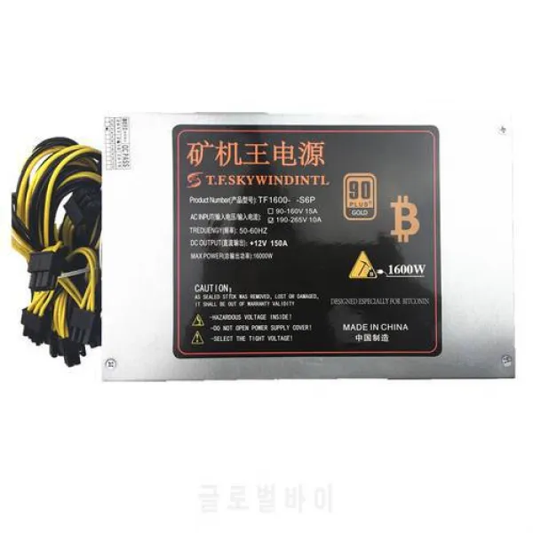 TFSKYWINDINTL 1600W 광업 전원 공급 장치 PSU Ant S7 A6 A7 S7 S9 L3 S7 L3, 상세내용참조