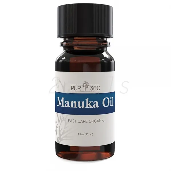PUR360 마누카 오일 습진 발진 자극성피부 1oz(30ml) Manuka Oil 33x More Powerful Than Tea Tree Oil, 1개