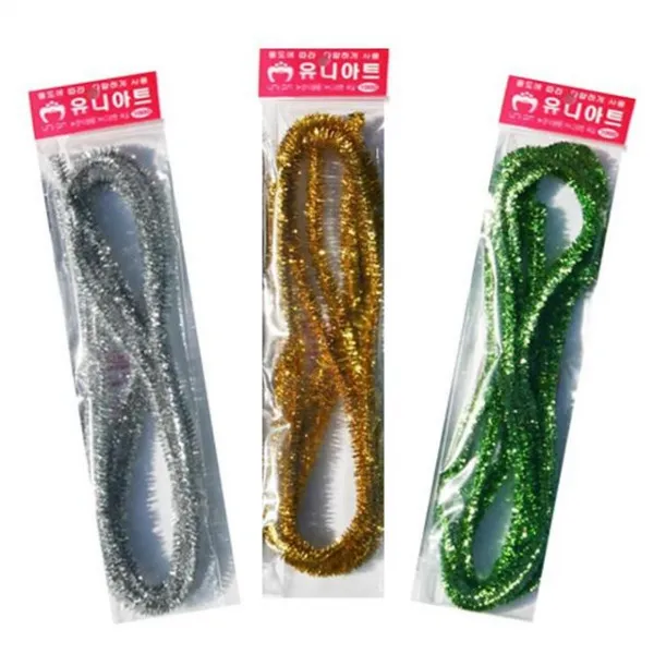 차분_무배_ bua_W37FD8E 만들기재료 문구용품 사무용품 공예 공작완구 복덩이_(묶음상품)반짝이모루(약2m/빨강/유니아트)x122개[W37FD8E], 본상품선택, 수량본상품선택