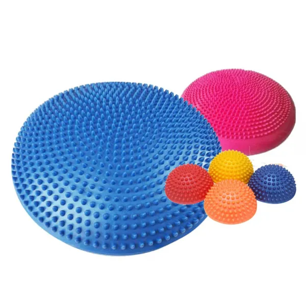 시원한 지압 쿠션 밸런스 보드 균형감각 코어운동 홈트레이닝 기구 밸런스쿠션 블루