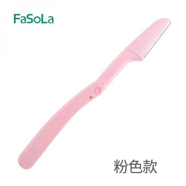 파솔라 접미사 면도칼 초보자 도구 여 눈썹 전문 손질 핑크