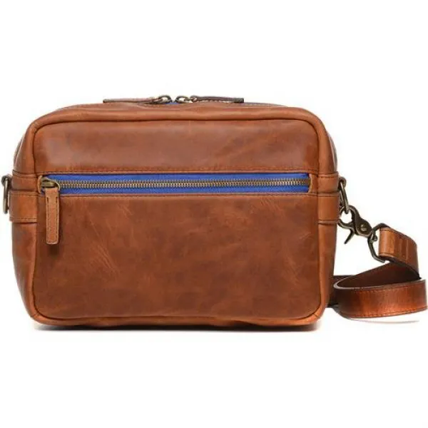 Ona Antique Cognac Leather Crosby 오나 앤티크 코냑 가죽 크로스비, nullSET