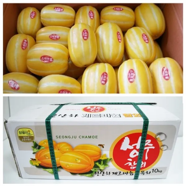 [산지직배송] 성주참외 11kg대용량 실속형, 01.실속형 성주참외 11kg 랜덤과 (박스포함11kg내외), 1박스