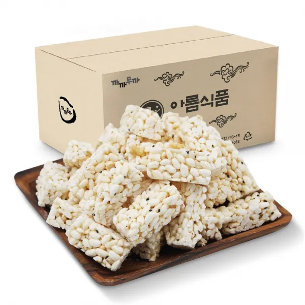 아름식품 쌀강정 3kg 대용량 간식 1박스