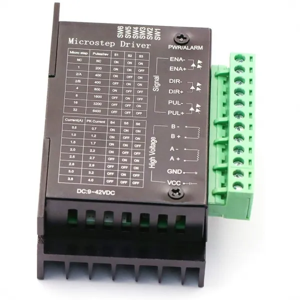 lheng 4 9-42v 스테퍼 모터 운전자 cnc controller 32 세분 개선하다 tb6600 를 2 또는 단계 의 42 57. 86 무작위 패턴