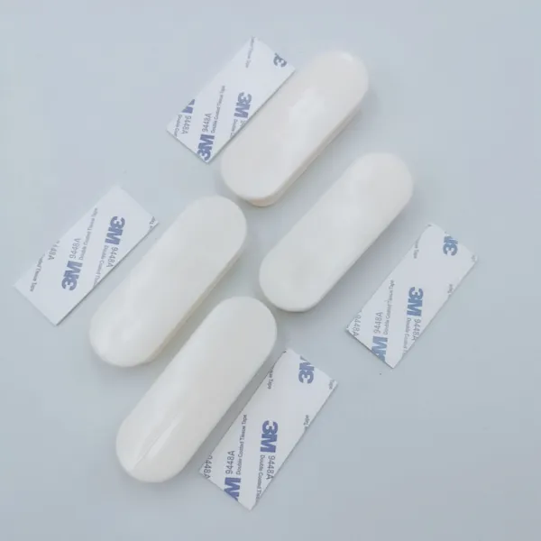 디더블유 창문비닐 화이트 바깥세상 장착 배치 논슬립 미끄럼방지 전용 커버업 원터치 눕다 홈실 찬장 열다 창호 보조 손잡이, 4개 두꺼운 화이트 _ 3M 예비 풀