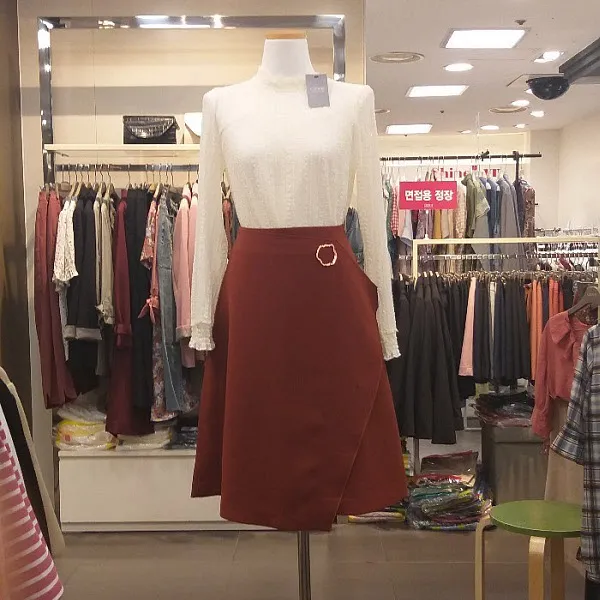 클라비스 클라비스 Nc05 덧장 스커트 Cvwh94 2739174 