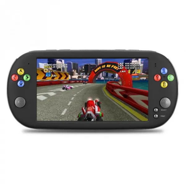 7 인치 핸드 헬드 게임 플레이어 neogeo 81632 비트 게임 카메라 음악 전자 책 tv 출력 지원 x16 8g 16g