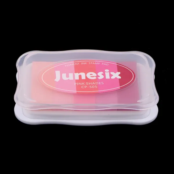 Jc 혼합 색상 잉크 패드 안료 잉크 패드 고무 도장 지문 기술 무독성 지