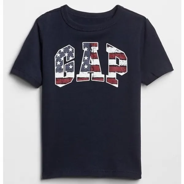 픽스키즈 갭키즈 GAP KIDS 로고티셔츠 네이비-아메리카 *갭 시그니처 기본 반팔티* GKHH020178 뉴코아괴정점