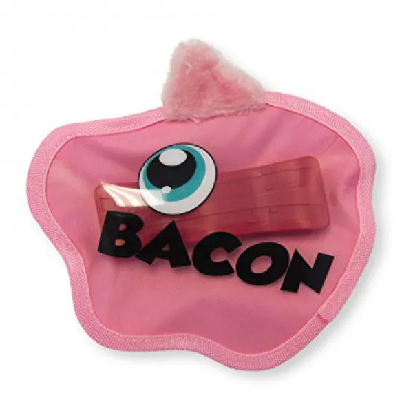 Outward Hound Squeak-Seez Pig Squeaky Dog Toy 외향적 인 사냥개의 끽끽 소리 - Seez 돼지 끽끽 거리는 개 장난감, 1