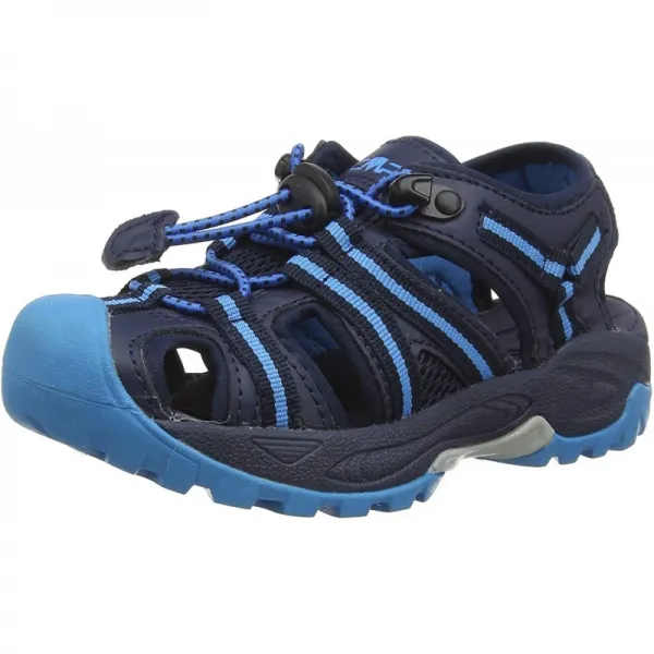 CMP 유니섹스 키즈 아쿠아리이 클로즈드 샌들 블루 (B.Blue-Cyano 27nc) 28 EU