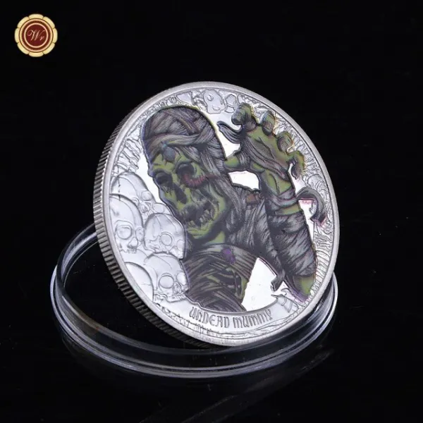 강아지 곰 호주 캥거루 코랄라 실버 도금 동전 동물 과제 동전 기념 코끼리 2 세 동전 복제 선물 02 2