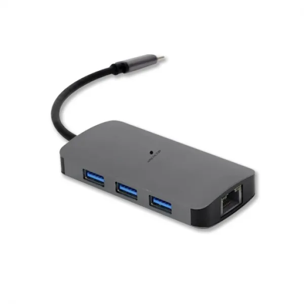 가이라 썬더볼트3 C타입 6IN1 멀티허브 맥북 에어 프로 그램 PD HDMI 확장 랜선