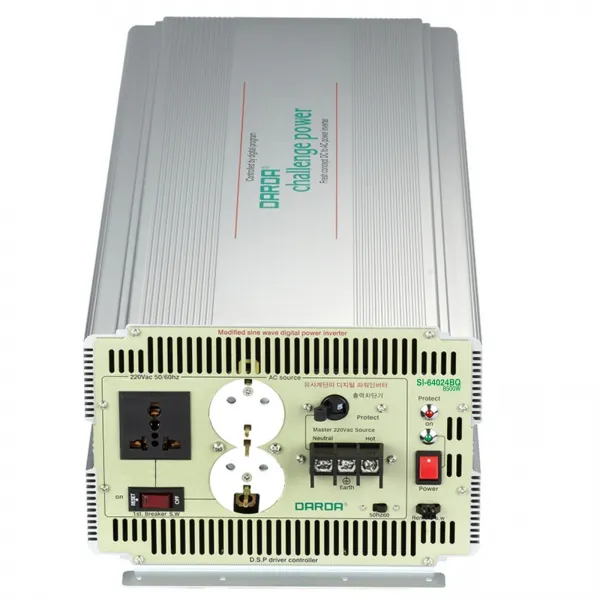 DARDA 차량용 인버터 SI-64024BQ 배터리 DC 24V 8500W 8.5kw 다르다 8.5k 피앤케이하이테크 국산정품 자동차용 안전인증, 1개