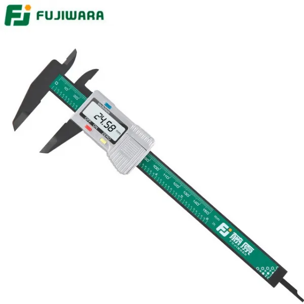 후지와라 디지털 디스플레이 플라스틱 캘리퍼스 범위 0-150mm 정확도 0.1mm, 01 Plastic caliper