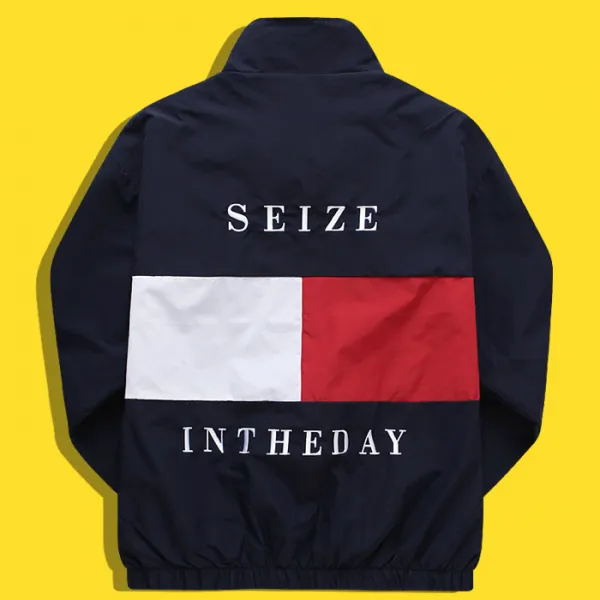 세즈 오버핏 올드스쿨 바람막이 점퍼 Bat004 