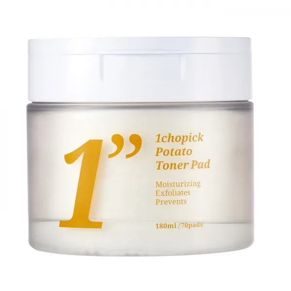 일초픽 감자토너패드 180ml 70패드 피부진정 트러블 각질관리, 감자마스크팩