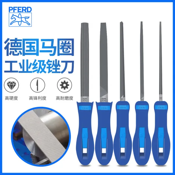 독일 PFERD 마구간 큐티클니퍼 금속 강철 줄 원 왜소 공업 어금니 꺾다 칼 태블릿 집게꾼 가는 이빨, 12 인치 부동 셰이프 각 1즈 어금