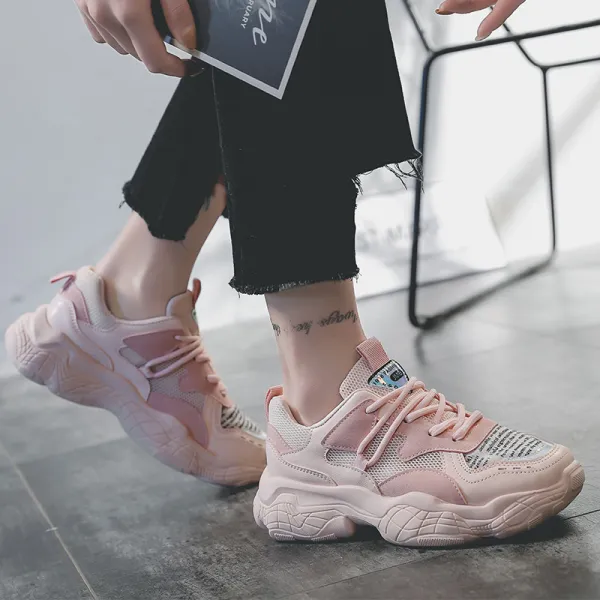 엠오엔2 봄가을 여름 어글리 슈즈 여성화 캔버스화 운동화 스니커즈 통굽 슬립온 키높이 신발 패션 아쿠아 여학생