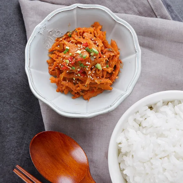 나물반찬 가정식반찬 밑반찬 건강식 데워먹는 국내산 나물무침 7종 더덕채볶음 100g 2팩