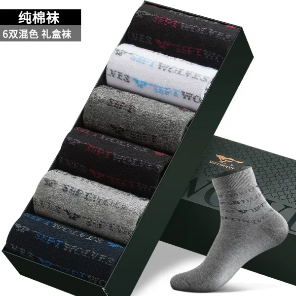 Mar.23 36번 양말 남자 순면 중통 춘추 운동 솜버선 냄새 흡수 땀 흡수 양말 여름 얇은 스타킹z