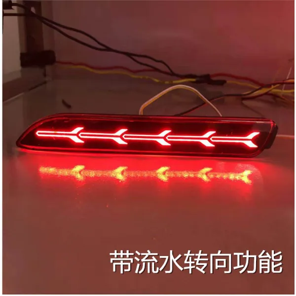전용 토요타 렉서스 캠리 led 백 스트럿 램프 안개등 범퍼 경고등 브레이크 조향, 맞장구, 5생선뼈 옵티컬 타입 3기능 외짝