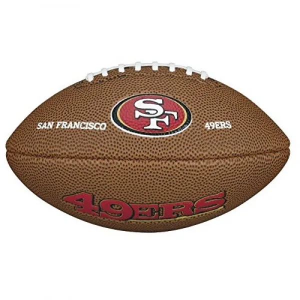 [독일구매대행] 윌슨 NFL 팀 로고 미니 샌프란시스코 49ers 미식 축구 브라운 미니