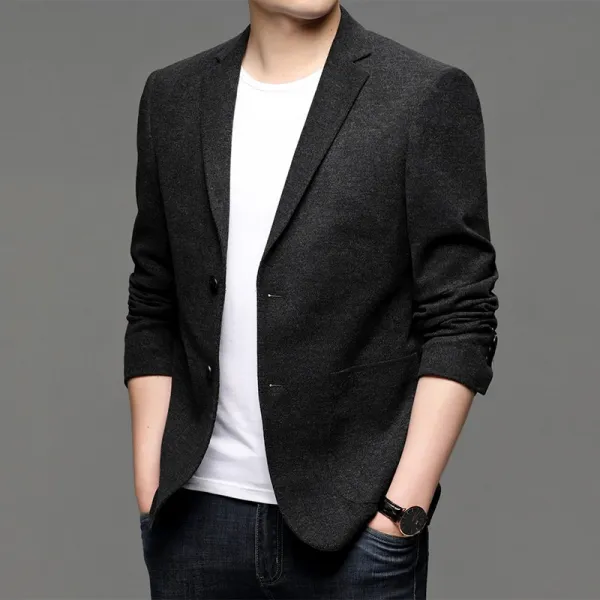 숨엔아로마(햇빛다솜) 모직코트 남성 양복 정장 가을 미니 평상복으로 홑옷을 입다 남자 비지니스 남성의류 캐주얼정장 상의