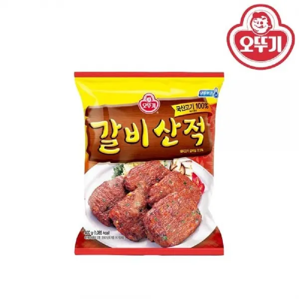 GJW3E8674 제사음식 산적 떡 갈비 맛있는 부드러운 불맛 400g, GJ 1