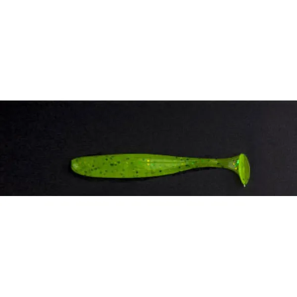 계제 입다 흐름 T꼬리 소프트베이트 쏘가리 부리 농어 블랙 물고기 청 말랑말랑함 추가 포가공 핑크 계획함, 2인치 유광 네온 그린 12 스틱 /