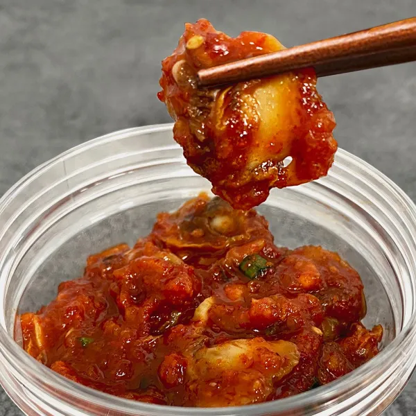 믿음게장 비빌수록 맛있는 매콤달콤새콤한 양념 꼬막장 300g, 1개