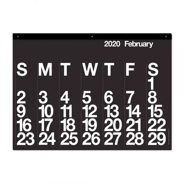 오드무드 대형달력 2020 북유럽 인테리어 스탠딕캘린더 신혼집 큰달력 벽걸이 캘린더, 2020 대형달력(꼭꼬핀2개포함)