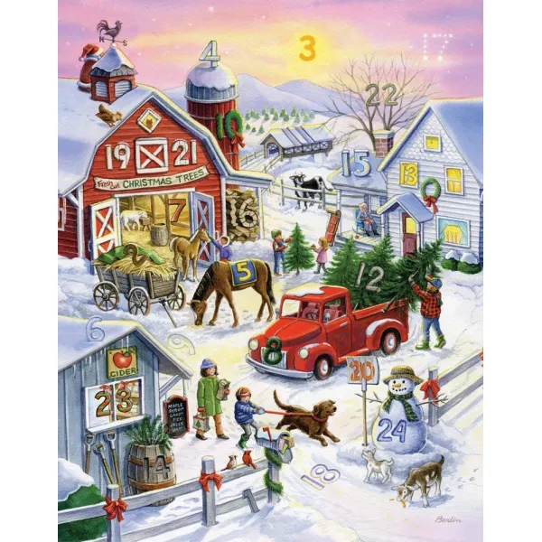 Nmt 앞마당 크리스마스 강림절 달력 크리스마스 카운트 다운 P048107bfhzvz77 기본