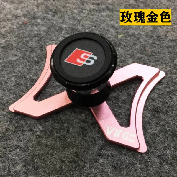 휴대폰거치대 적용 아우디 A3핸드폰거치대 Q2L네이게이션 지지대 차량용 S3자동차탑승 셀프 받침대 출풍구, T13-아우디 Q2L전용 출풍구 휴대폰거치대(로즈골드), 기본