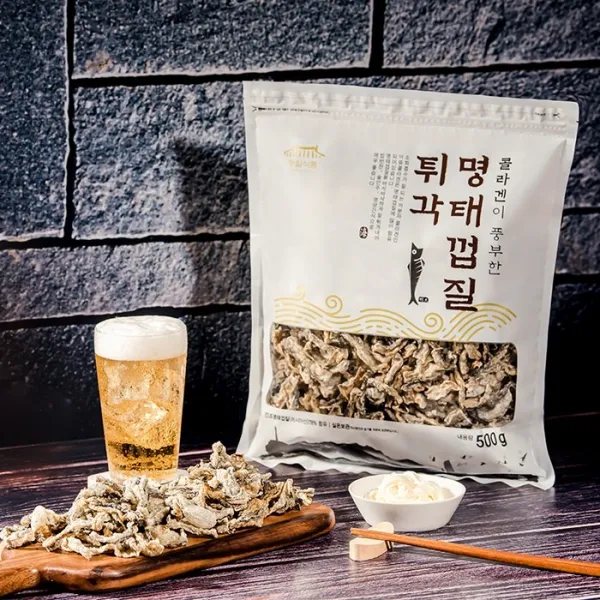 명태껍질튀각 500g 황태껍질튀각 황태껍질부각 이시영