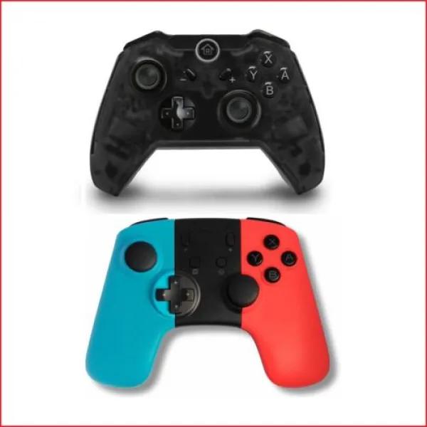 게임조이스틱 Switch Pro게임컨트롤러 블루투스 무선 진동 체감 팽이 여섯축 센서 급속히 감화, 1개, T05-2PCAK(믹스)