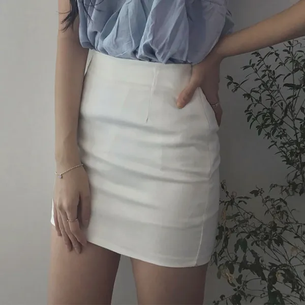  반하걸 무료배송 7color 베이직 스판 미니 스커트