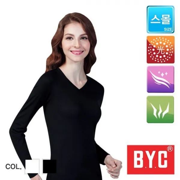 BYL4970/4971 BYC 보디히트 발열 여성 동내의 상의