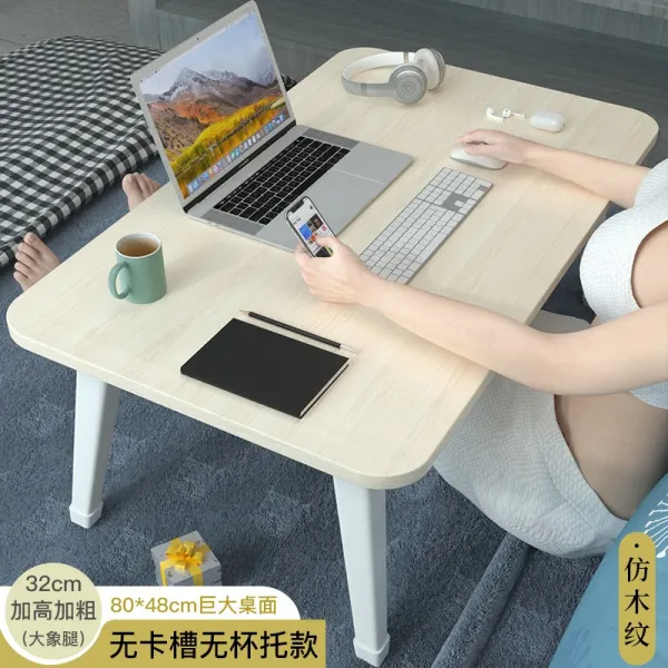 노트북패널 베드트레이 심플 가정용 접이식 소테이블 판 침실 땅바닥에 앉다 창문블라인드 라지 루즈테이블 4969125732, 거대함 높이다 유리 덮개 테이블 다리