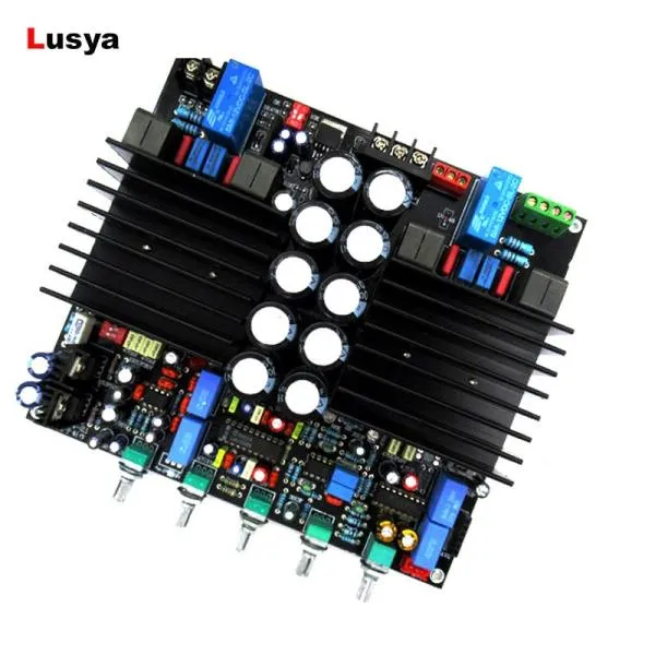 Tda8954th 2.1 bluetooth hifi 발열 디지털 앰프 보드 클래스 d 210 w * 2 조립 된 전임자 앰프 오디오 lm1, 01 without bluetooth