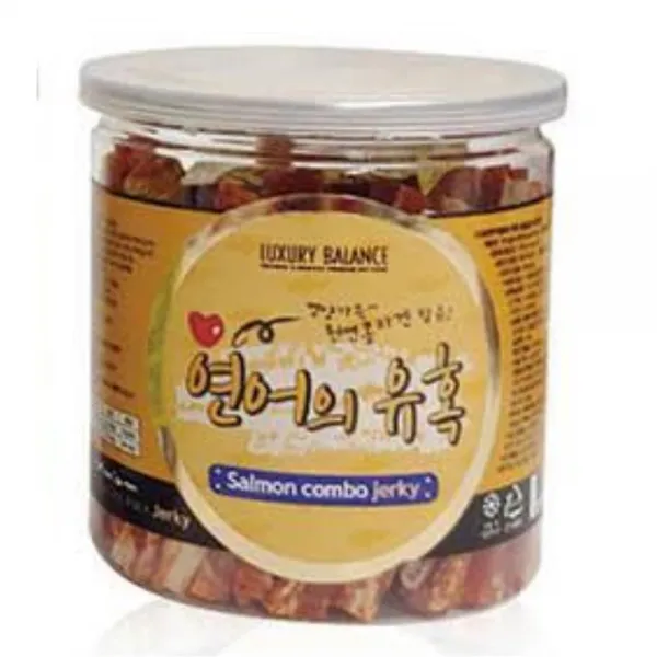 보관 편한 스틱 져키 연어맛 200g 예절교육 강아지용품 맛있는, 1개, 기본값, 기본값