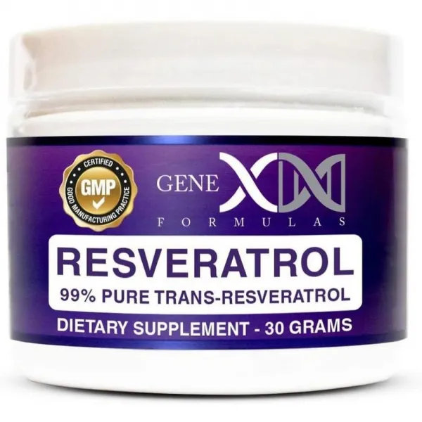 미국직구 Genex Resveratrol Powder 1000mg 서빙 99 % 순수 미분화 제약 등급 Trans-Resveratrol 분말 1000mg 30Grams 하루 1 그, 1set, 상세참조