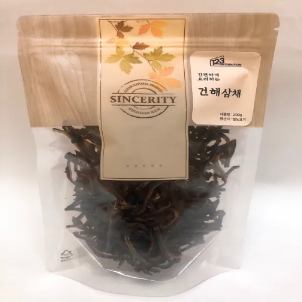 건해삼 200g 해삼채 미국산 건조해삼 자숙해삼 유산슬, 1개
