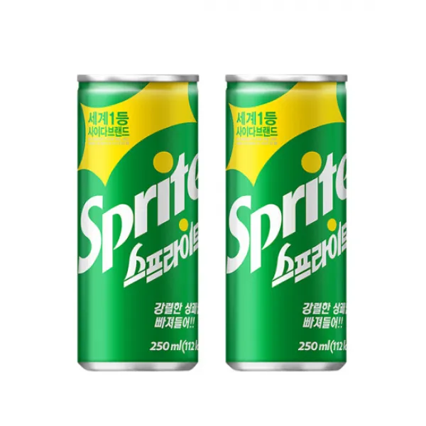 (본사직영) 스프라이트 250ml캔 30입, 단품
