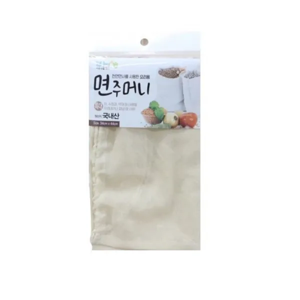 (set)바른 면주머니(특대) 10개약 차우려내기 절임망 면사 광목, 본상품