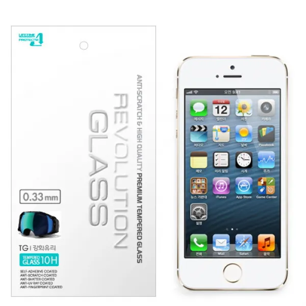  바보사랑 레볼루션글라스 고글 시력보호 강화유리 아이폰5s 1개